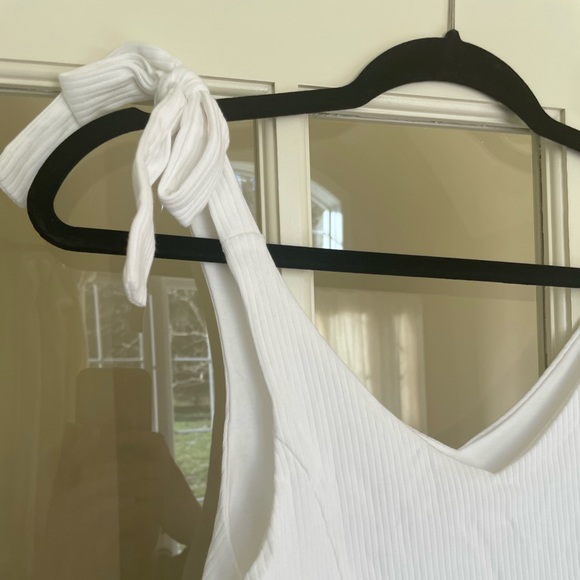 Old Navy Tie-Shoulder V-Neck Rib-Knit Bodysuit - Picture 4 of 4